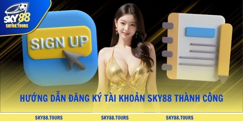 Hướng dẫn đăng ký tài khoản SKY88 thành công