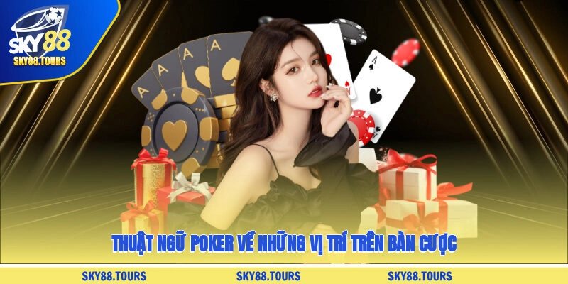 Thuật ngữ Poker về những vị trí trên bàn cược
